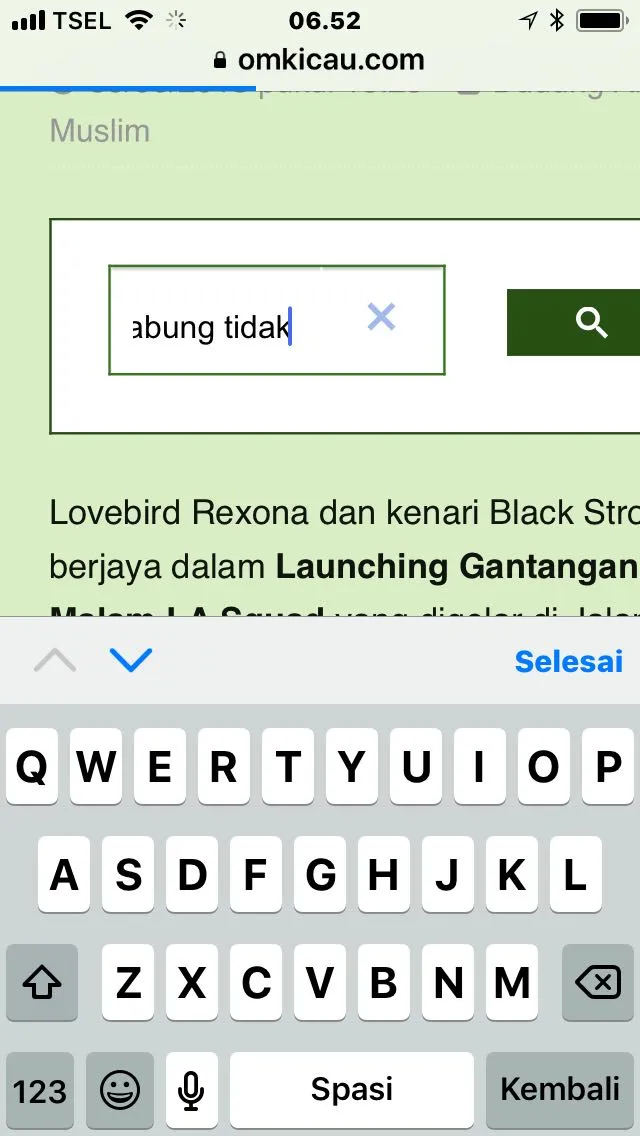 Ketikkan kata kunci yaitu artikel apa yang Anda cari.