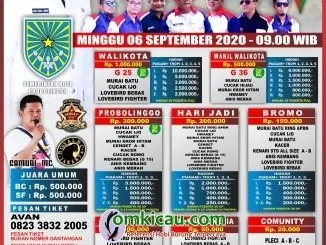 BROSUR WALIKOTA CUP 2PROBOLINGGO 1