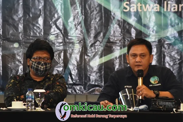 Kaji Said Ketua PGIG Dan RM. Wiwied Widodo Kepala Bidang KSDA Wilayah II Siap Saling Mendukung Dalam Konservasi.