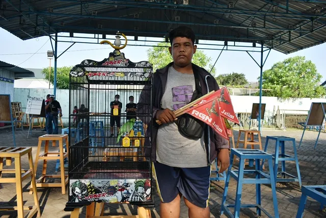 Om Iis Moncer Nyeri Berkat Penampilan Cucak Hijau Lento.